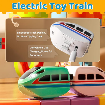 Electric Magnetic Bullet Train Set