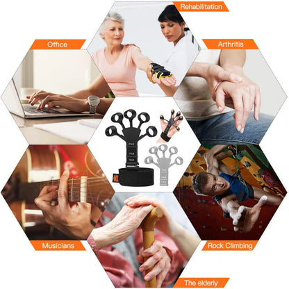 Gripster strengthener finger stretcher hand gripper