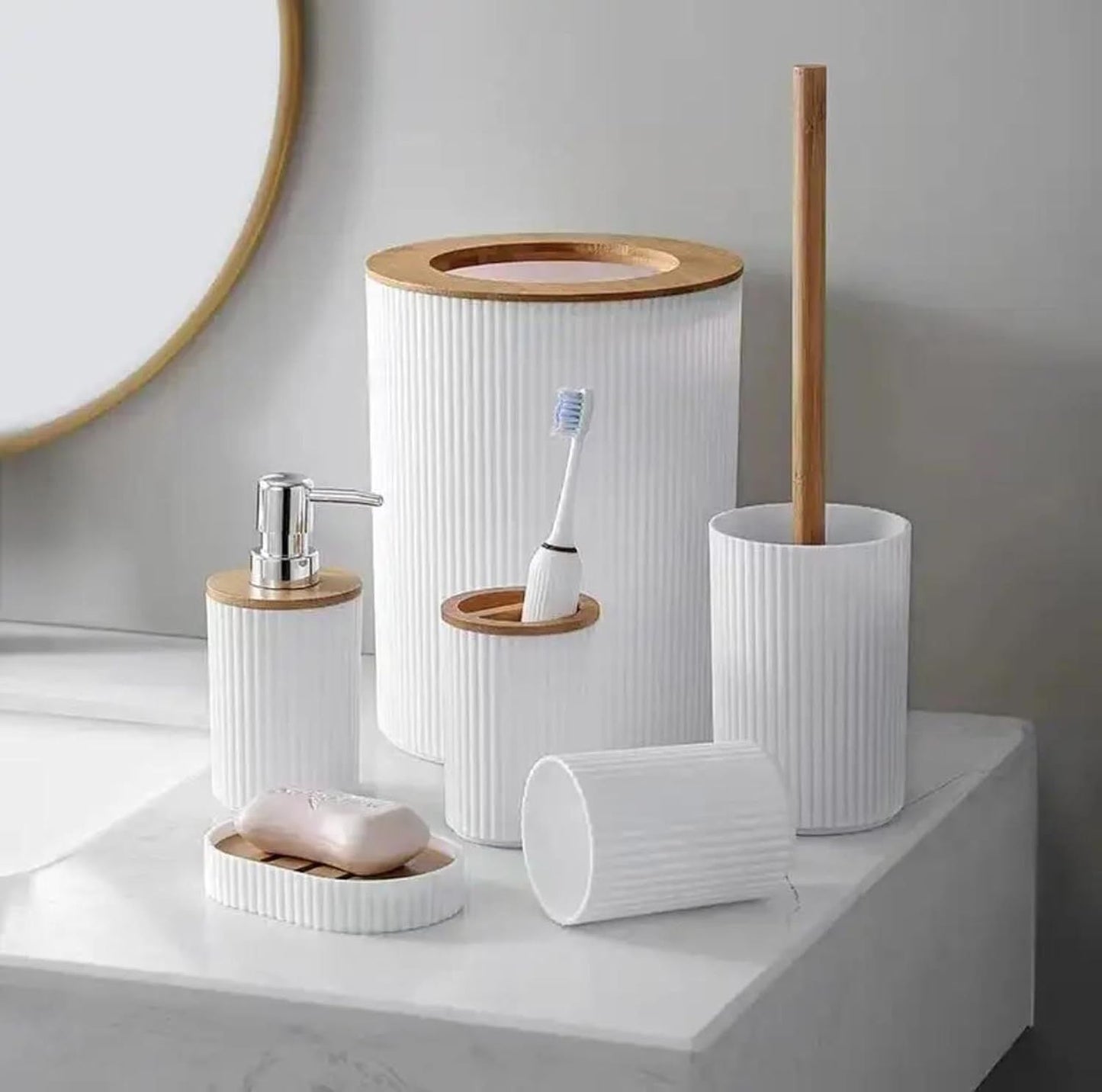 Bathroom  Set, 6 Pieces