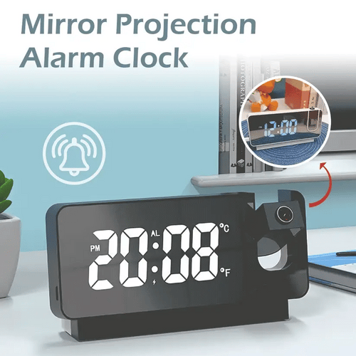 LED Projection Alarm Clock