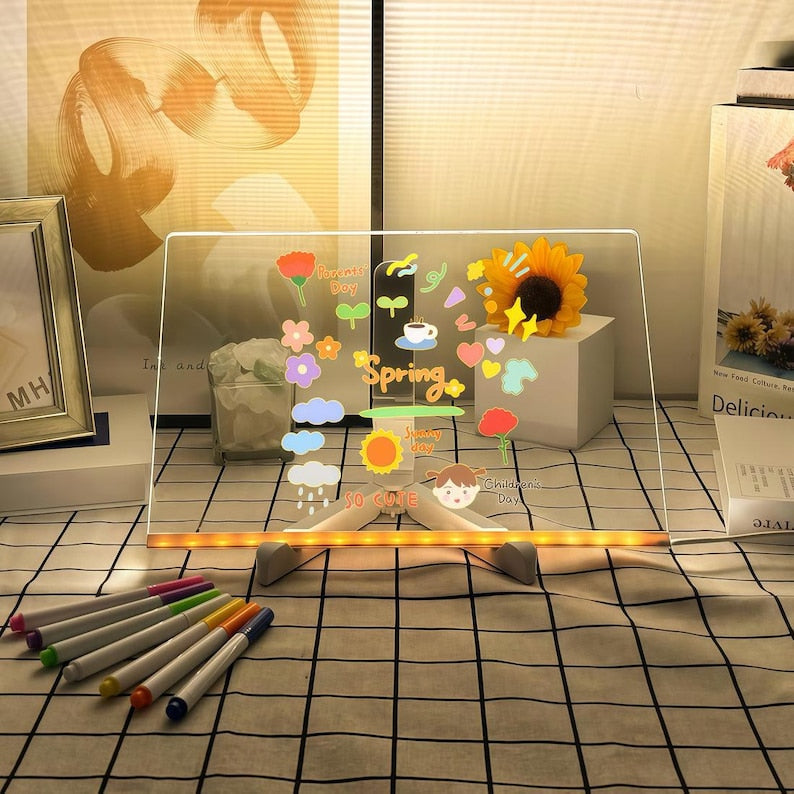 LED Colorful Glow Drawing Board
