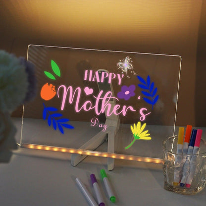 LED Colorful Glow Drawing Board