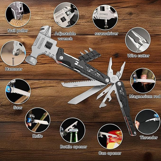 Upgraded 18 in 1 Multi-tool,Professional Stainless Steel
